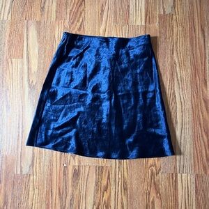 Babaton Midnight Blue A-Line Mini Skirt